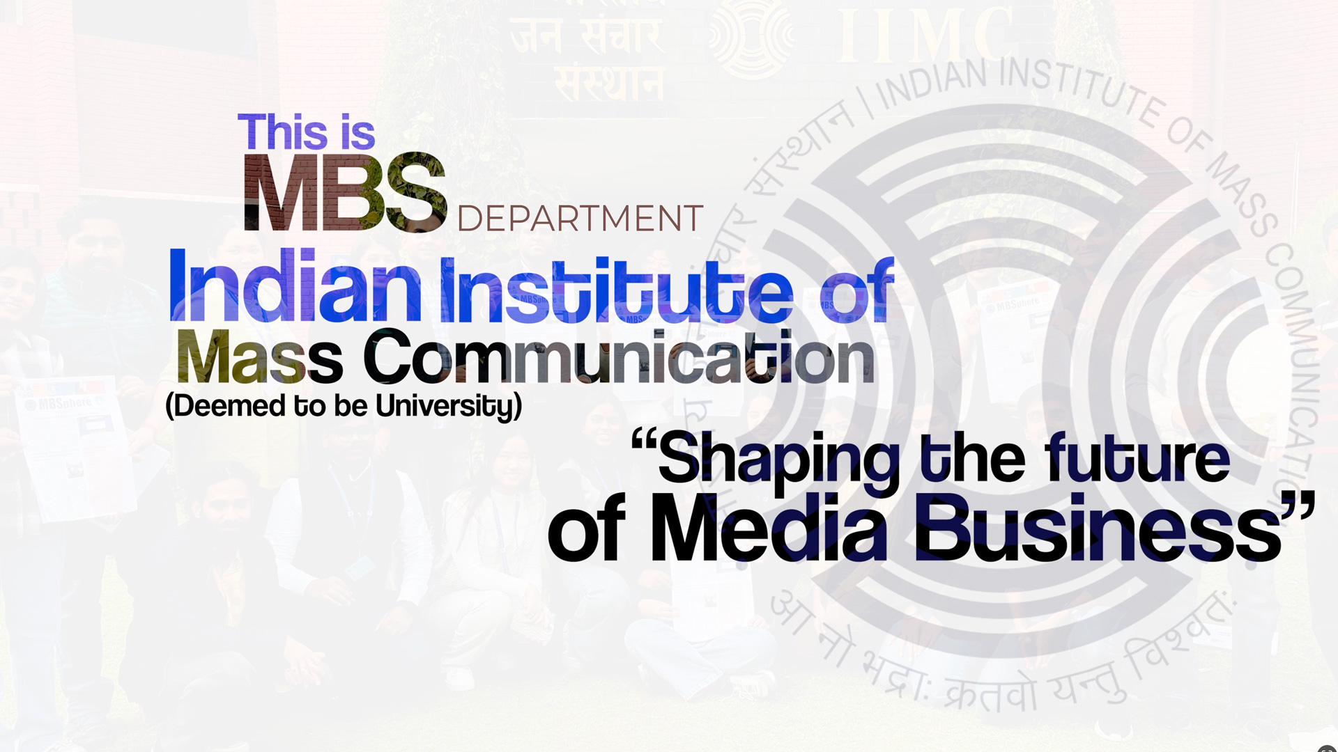 Department of Media Business Studies | Short Infor